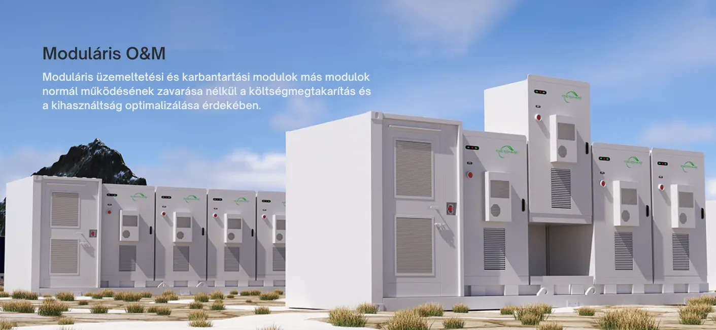 Enershare ipari energiatároló, konténeres akkumulátor