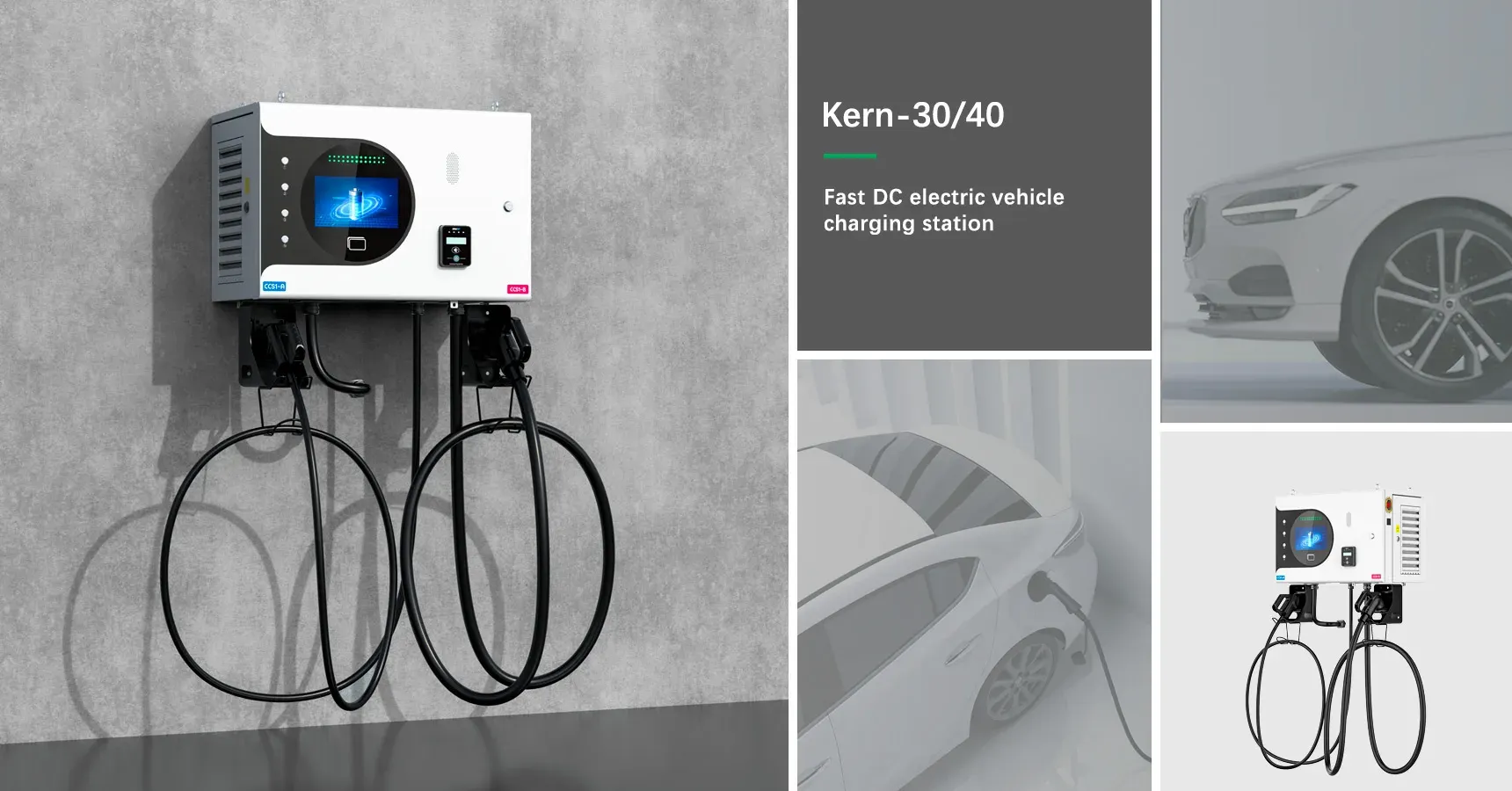 Chargecore KERN 40 kW-os DC gyorstöltő